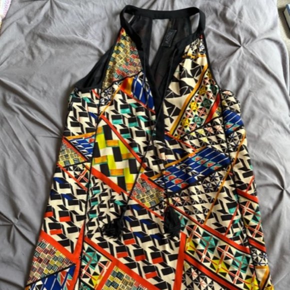ASTR Colorful Tassel Sleeveless Shift Dress - Picture 5 of 5